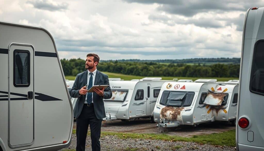 Camping Trailers damage appraisal in Poland by MOTOEXPERT