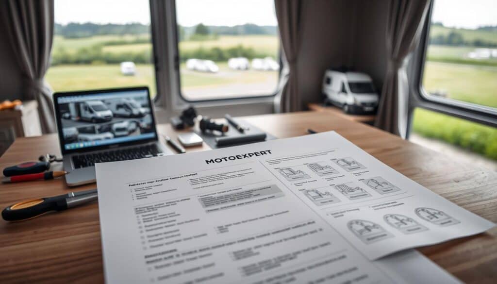 MOTOEXPERT damage report for camper vans in Poland