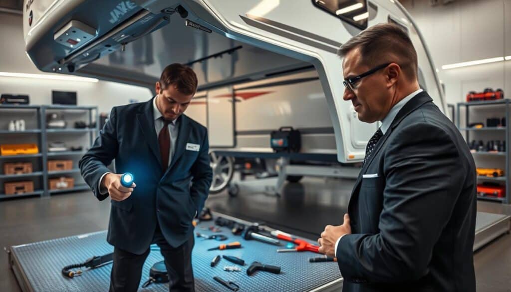 MOTOEXPERT trailer inspection