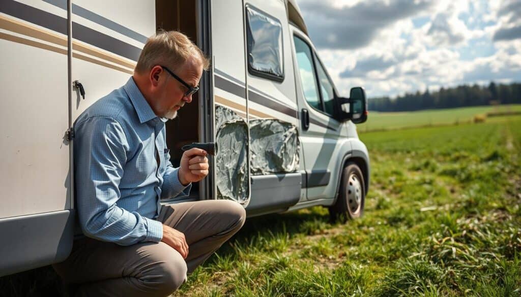camper van damage inspection Poland camper van damage inspection Poland
