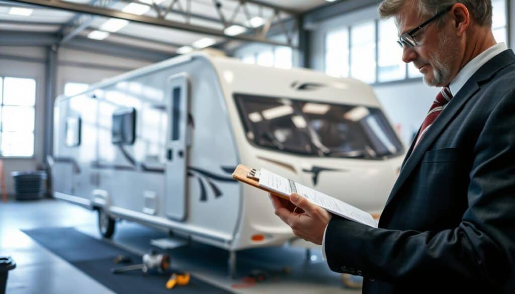 caravan damage assessment