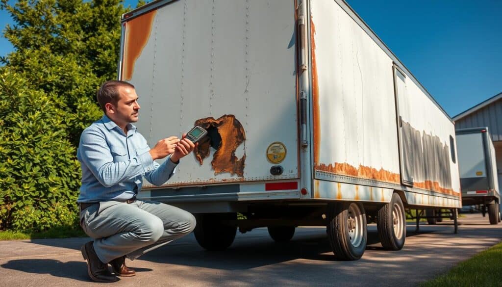 professional trailer damage assessment