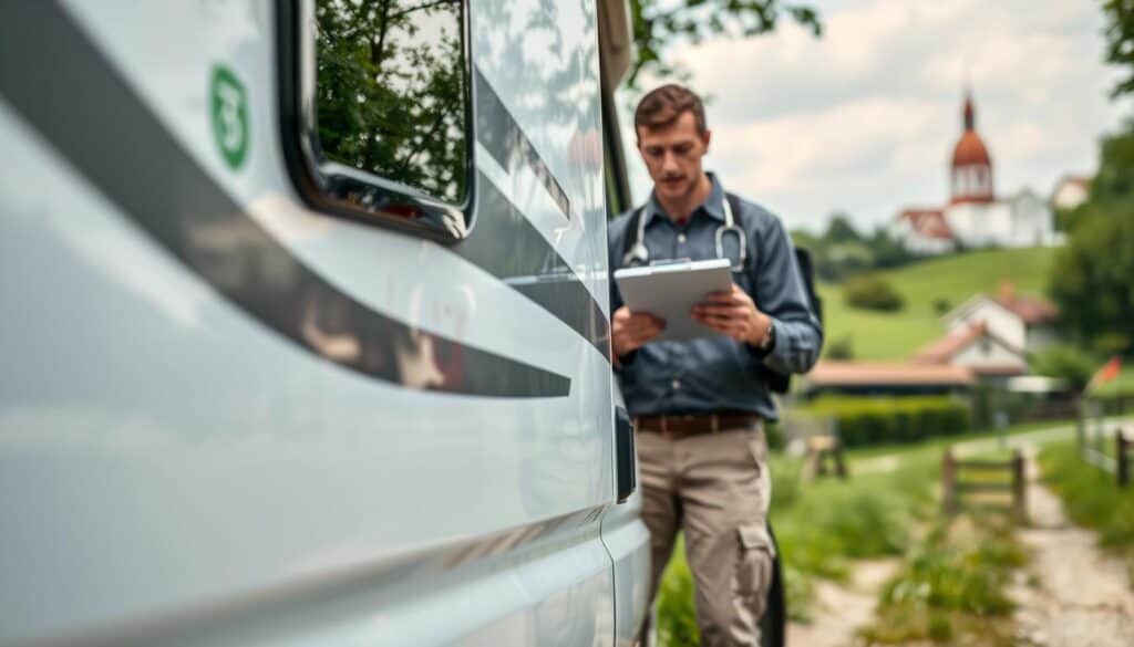 camper van damage assessment Poland